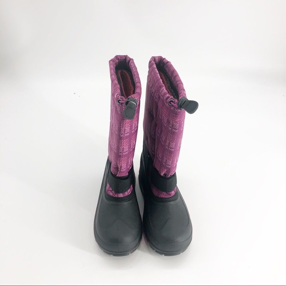 Kamik Waterproof Snow Boots Pink/Purple Sz 6 - Picture 5 of 5